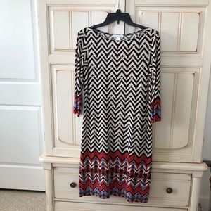 London Times creates for Macy’s Mid calf dress